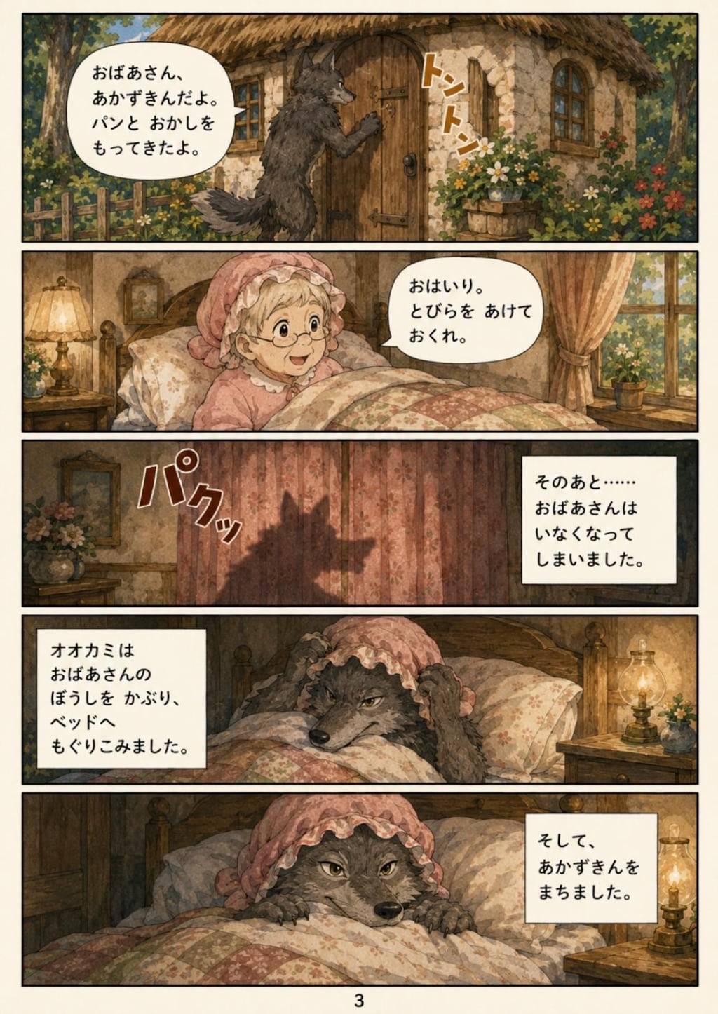 シャルル・ペロー童話版　赤ずきん