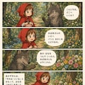 シャルル・ペロー童話版　赤ずきん 2枚目