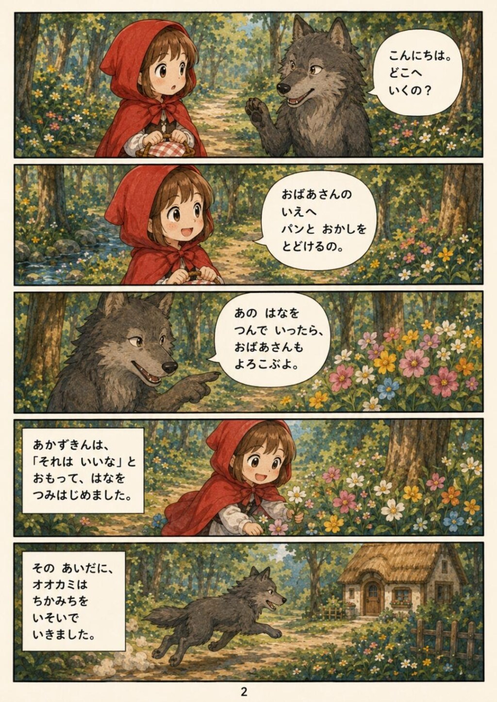 シャルル・ペロー童話版　赤ずきん