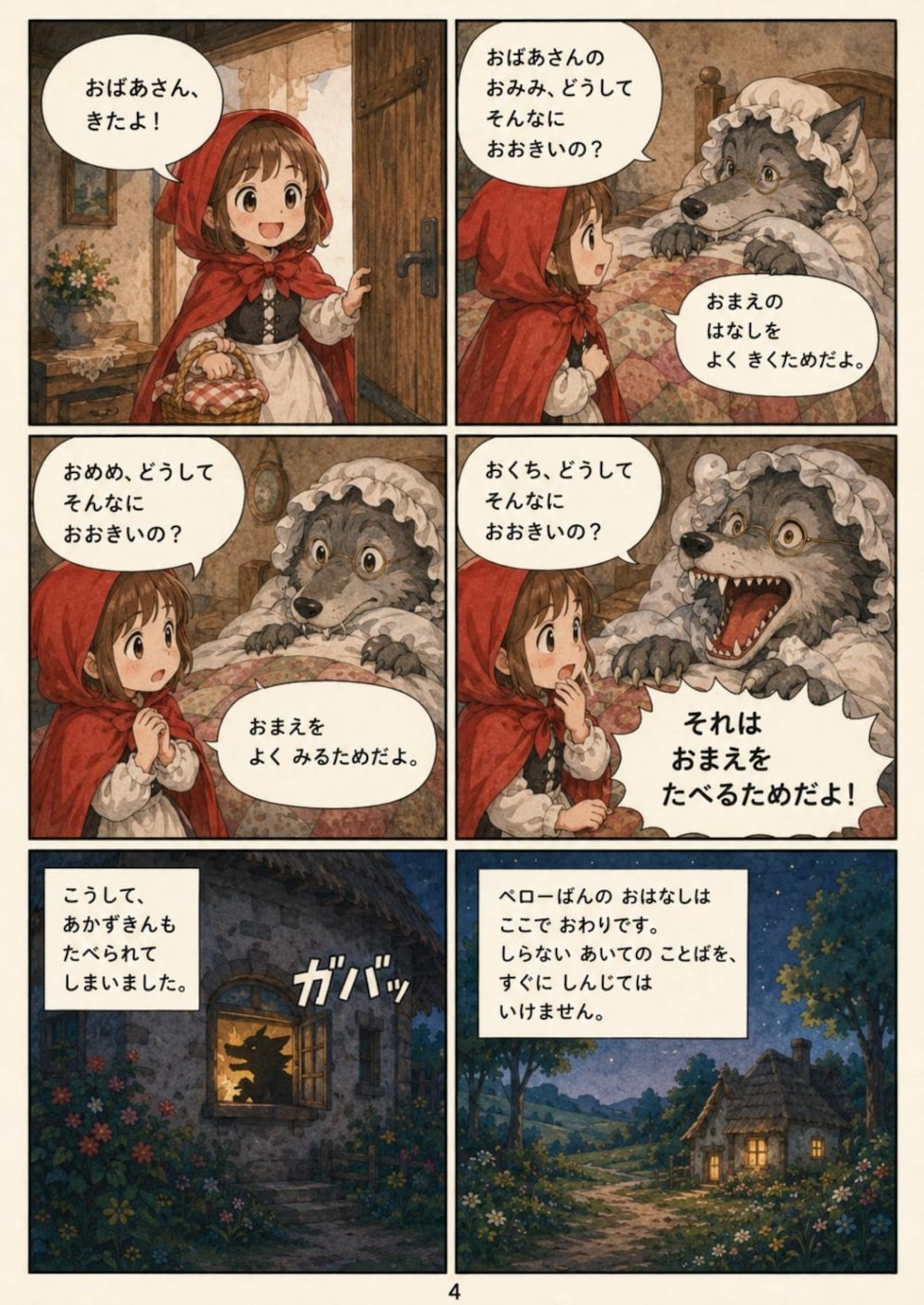 シャルル・ペロー童話版　赤ずきん