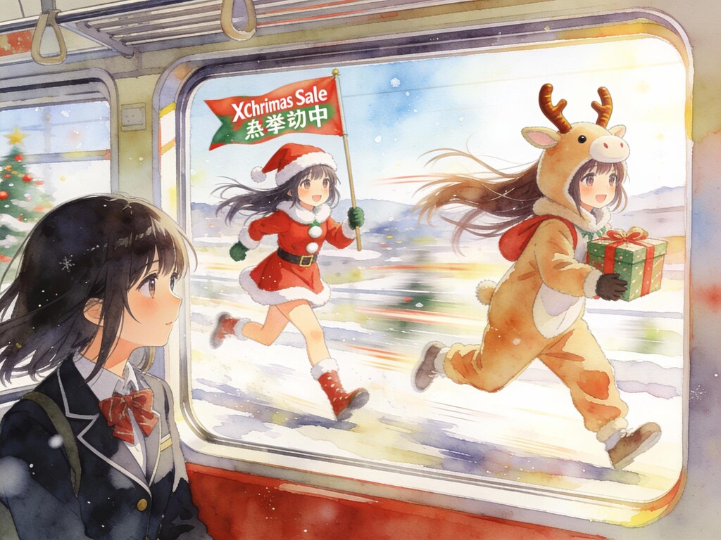 サンタとトナカイ少女