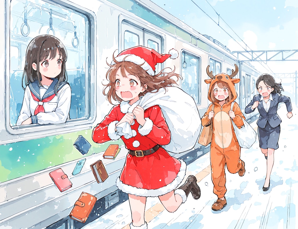 サンタとトナカイ少女