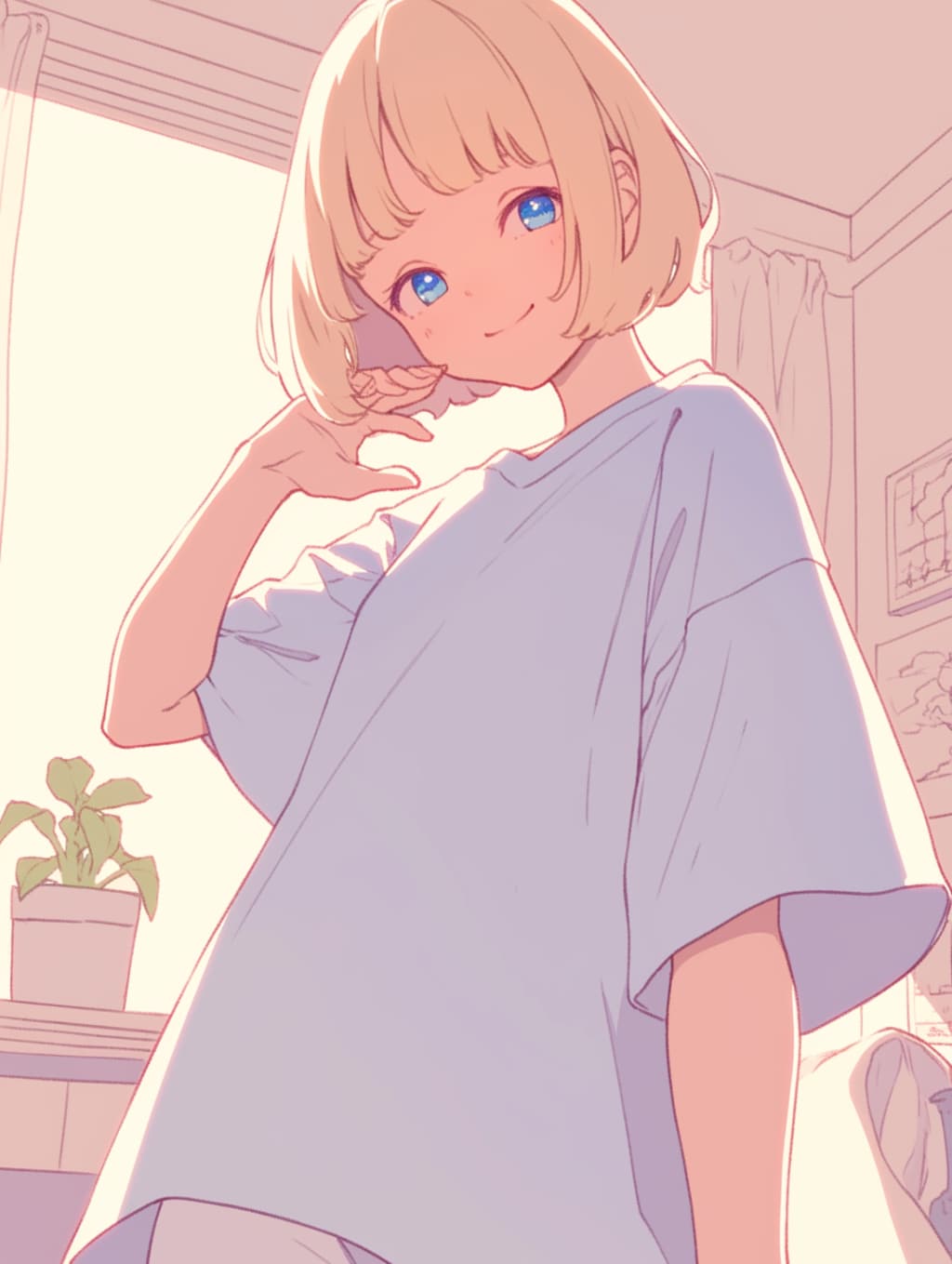 マッシュカットの子✨65