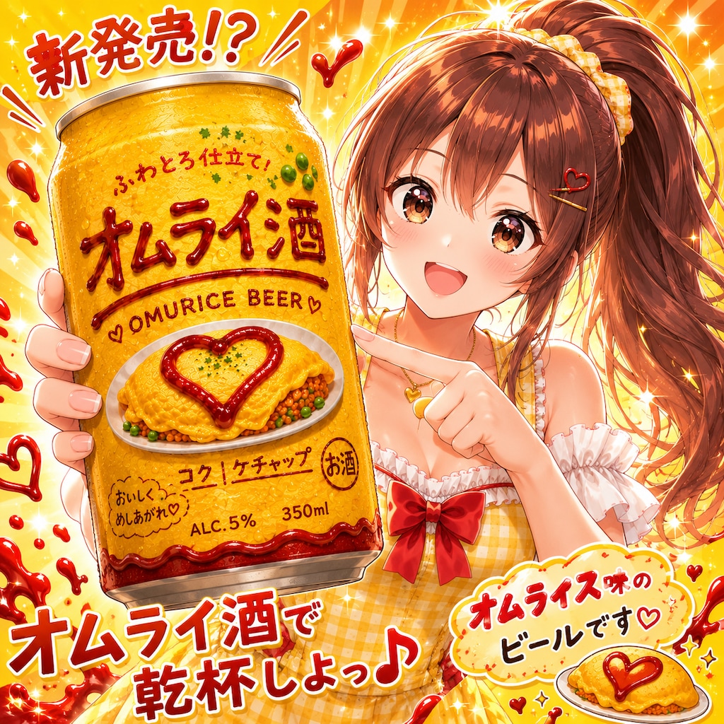 新発売、オムライ酒🍺