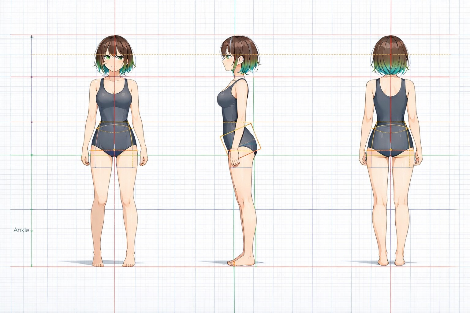 【桝 琴音(ます ことね)】完成キャラから逆算した素体マスター構築工程