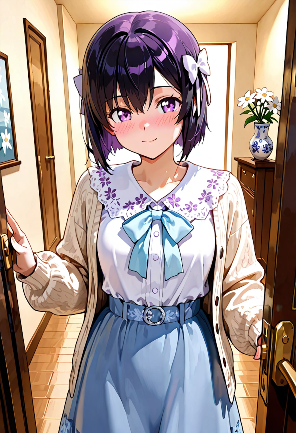 ひまりちゃんの挨拶ポーズ5枚♡