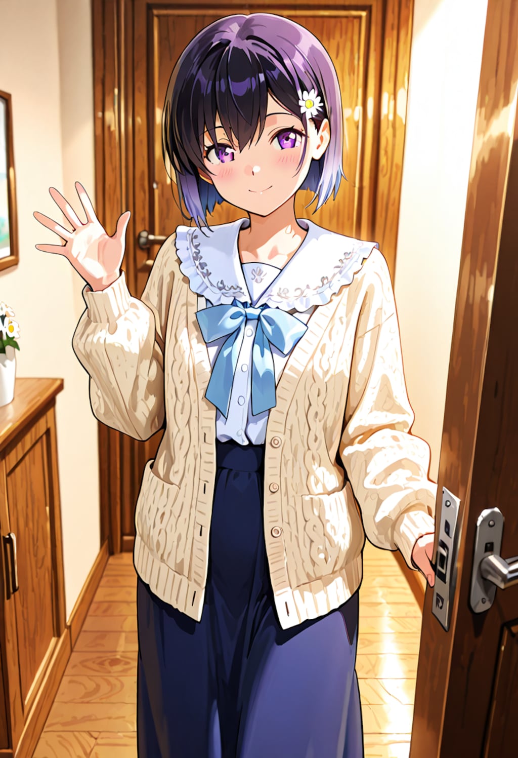 ひまりちゃんの挨拶ポーズ5枚♡