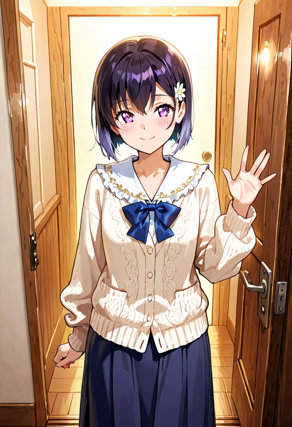 ひまりちゃんの挨拶ポーズ5枚♡