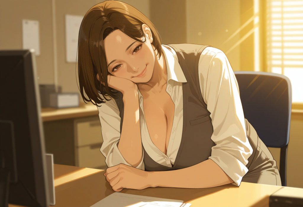 ちらちら見てるのがバレてしまった