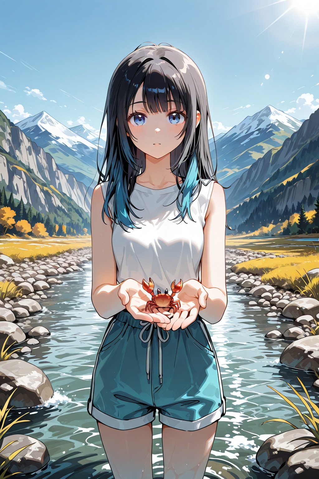 カニさんがいたよ