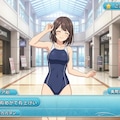 （ゲーム画面風）スク水彼女とスク水モールでデートする恋愛ゲーム♪ 4枚目