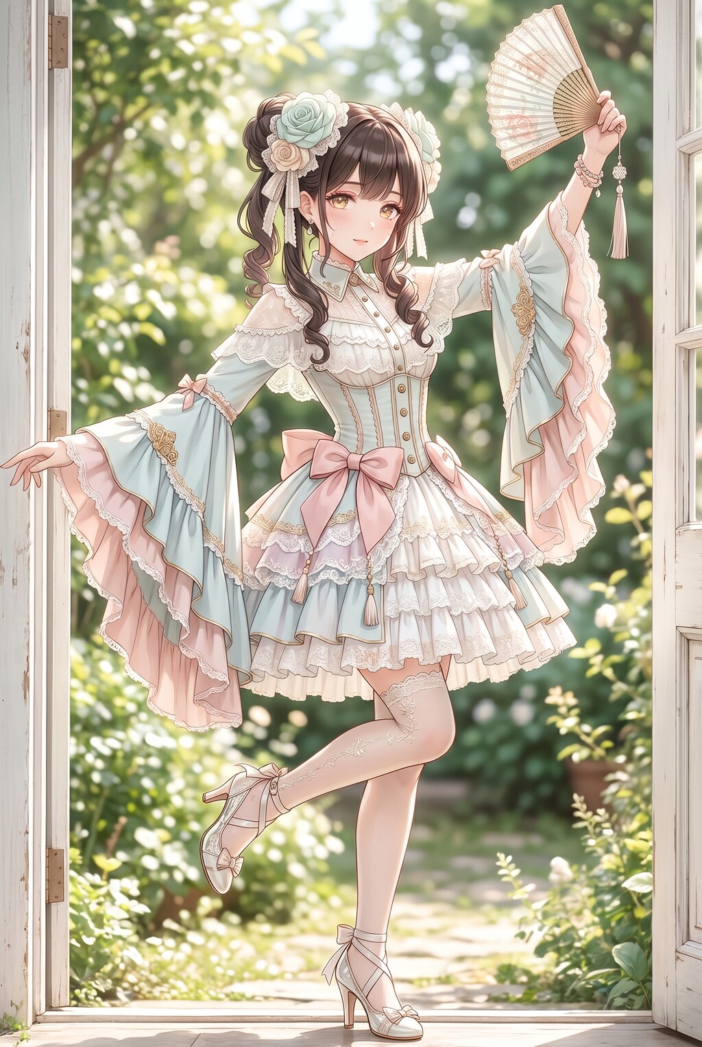 春光の扇舞姫