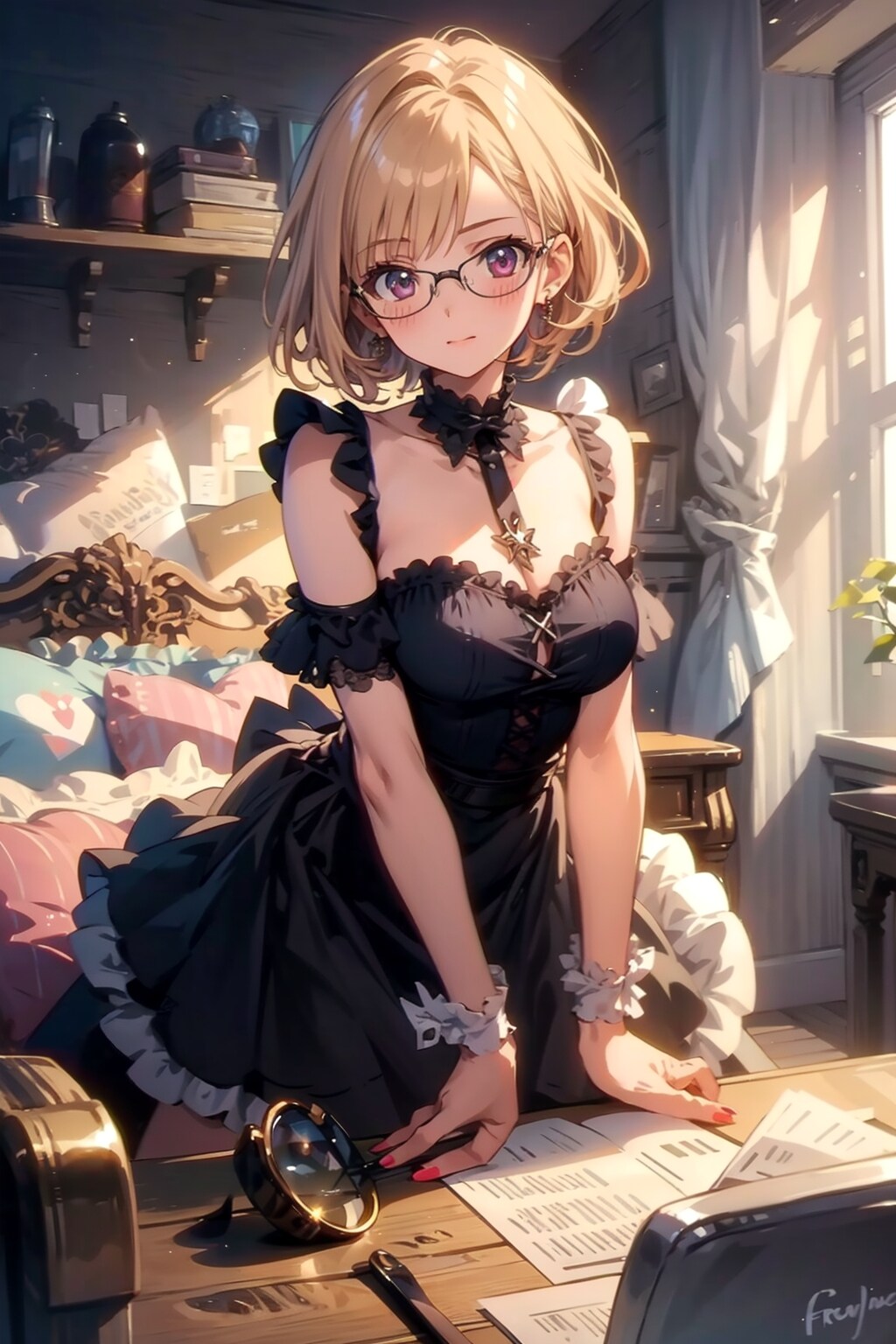 ゴスロリっぽい金髪ちゃん