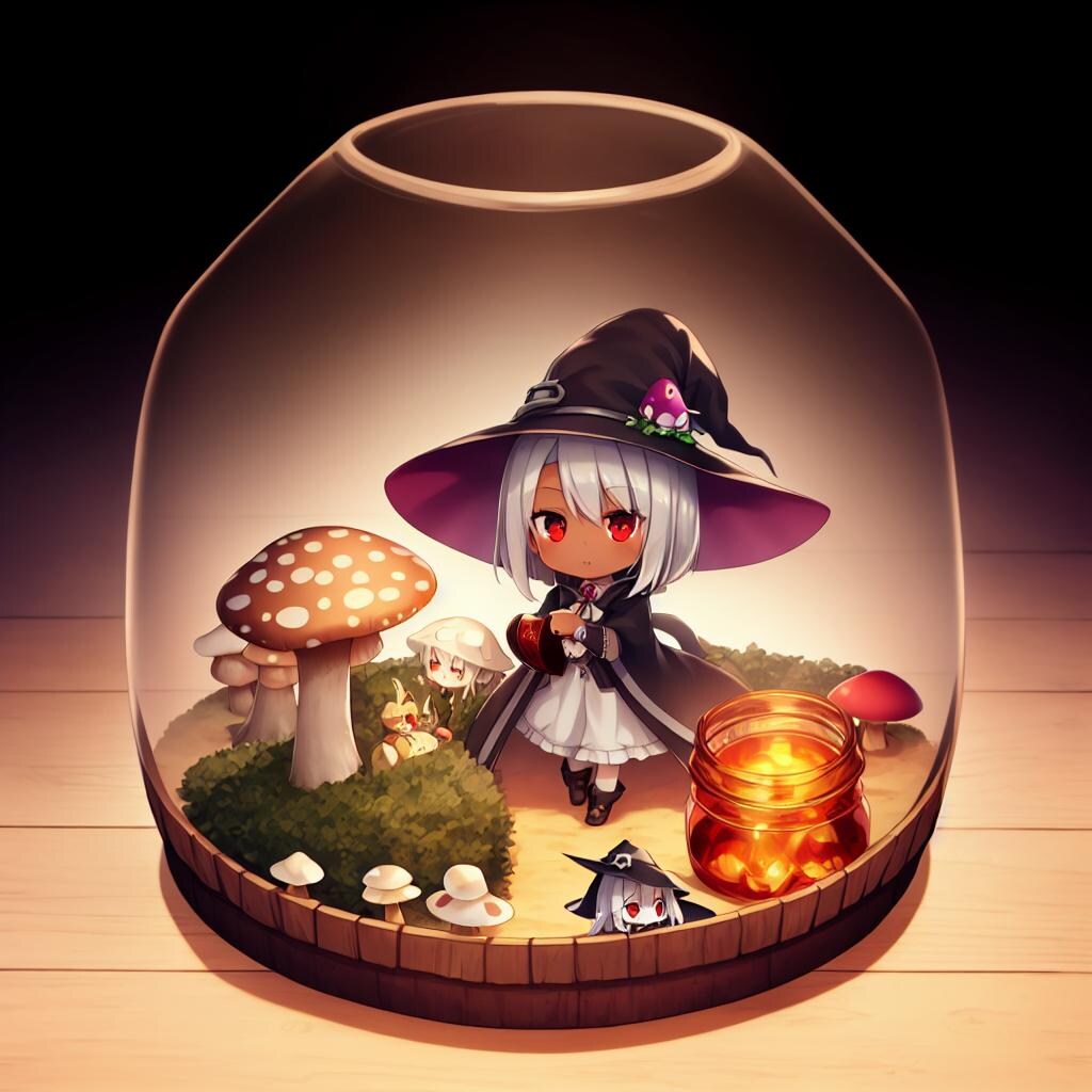 きのこの魔女の瓶詰め