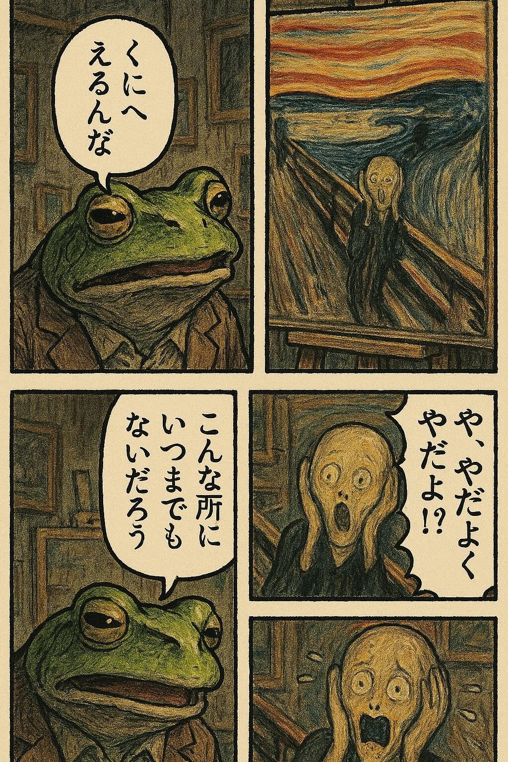 叫びの人vsくにへかえる