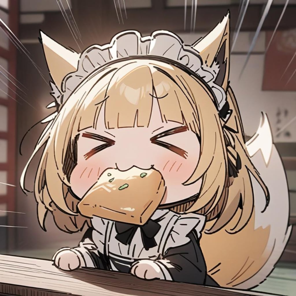 🦊あぶらげと お神社おキツネ メイドちゃん🦊