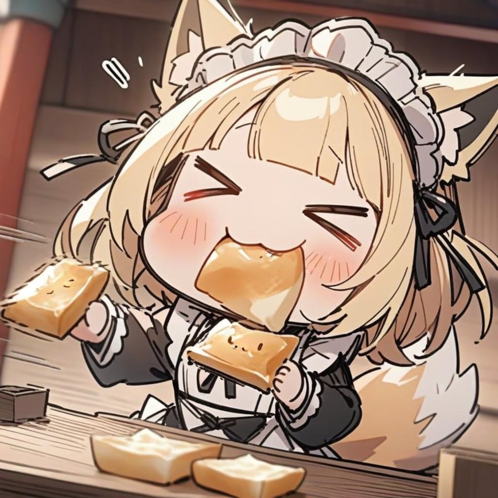 🦊あぶらげと お神社おキツネ メイドちゃん🦊