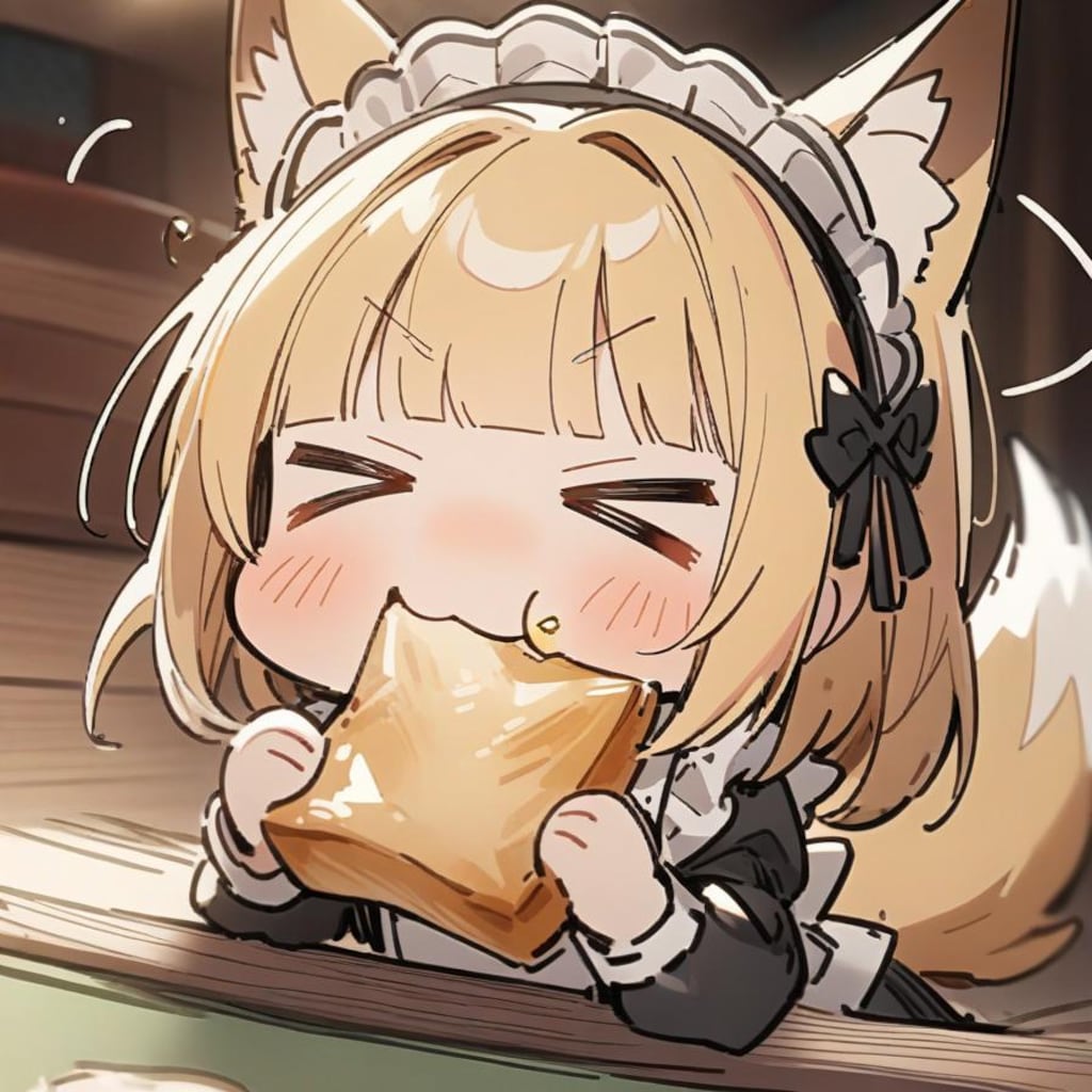 🦊あぶらげと お神社おキツネ メイドちゃん🦊