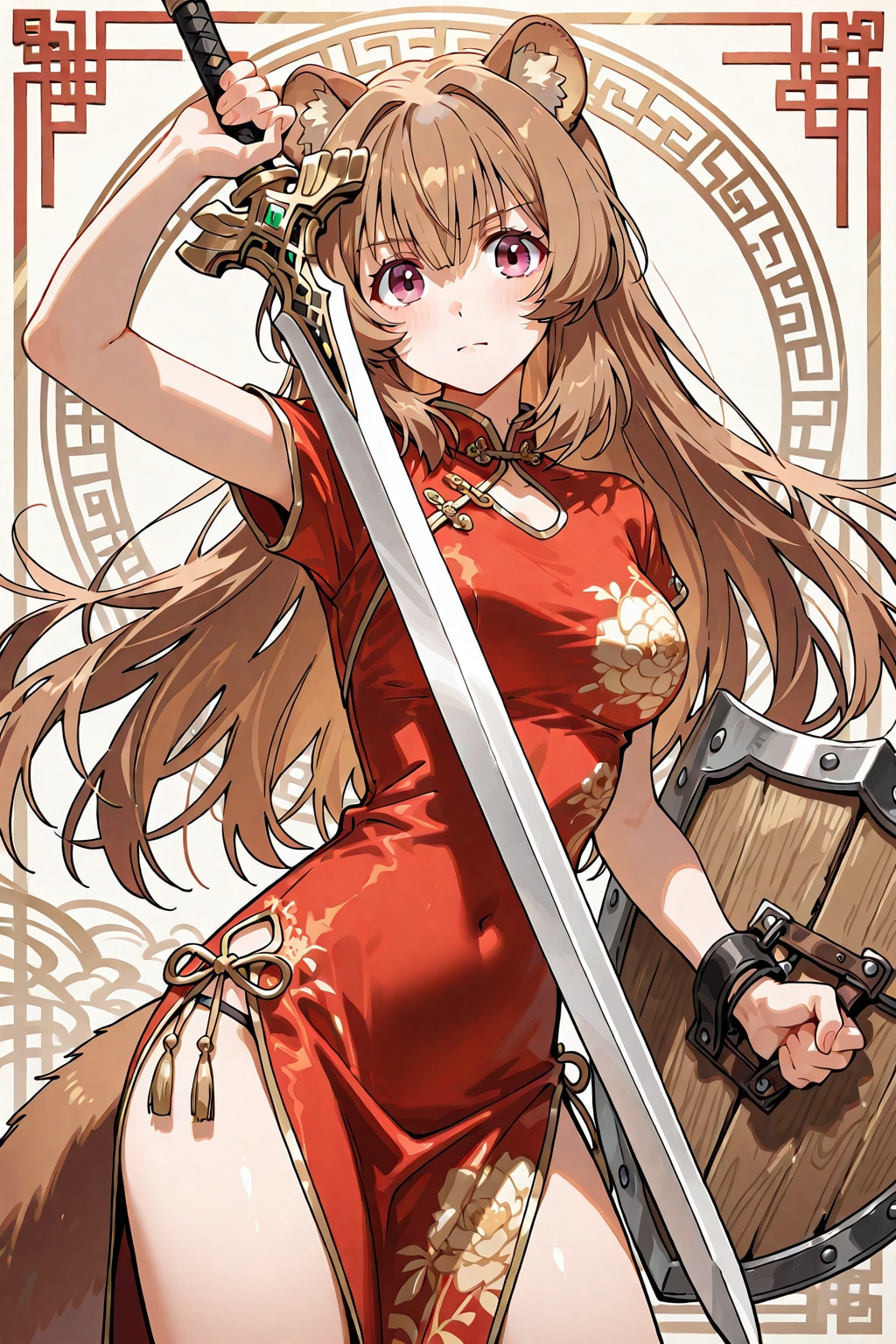チャイナドレスのラフタリア