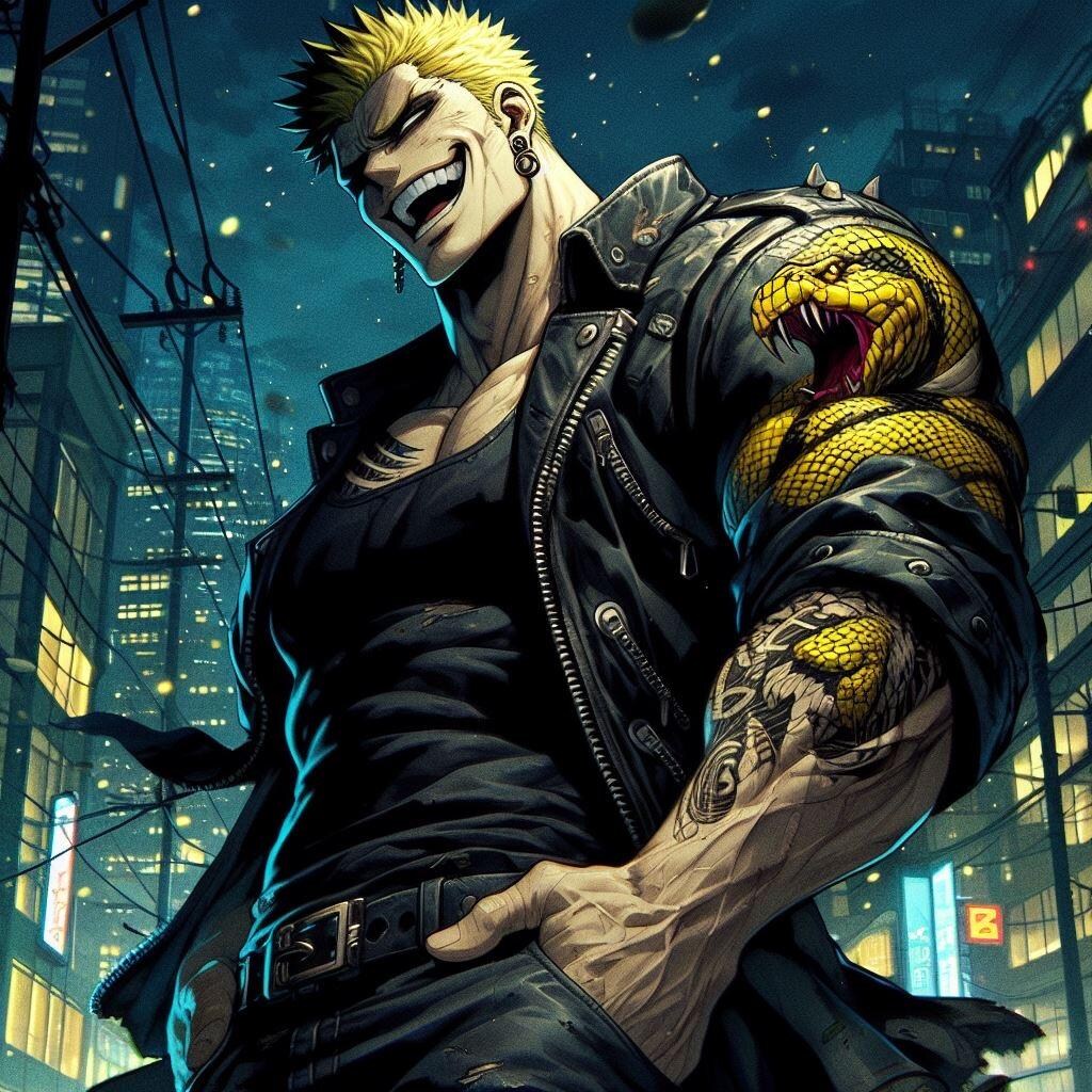 蛇とアウトロー(男)