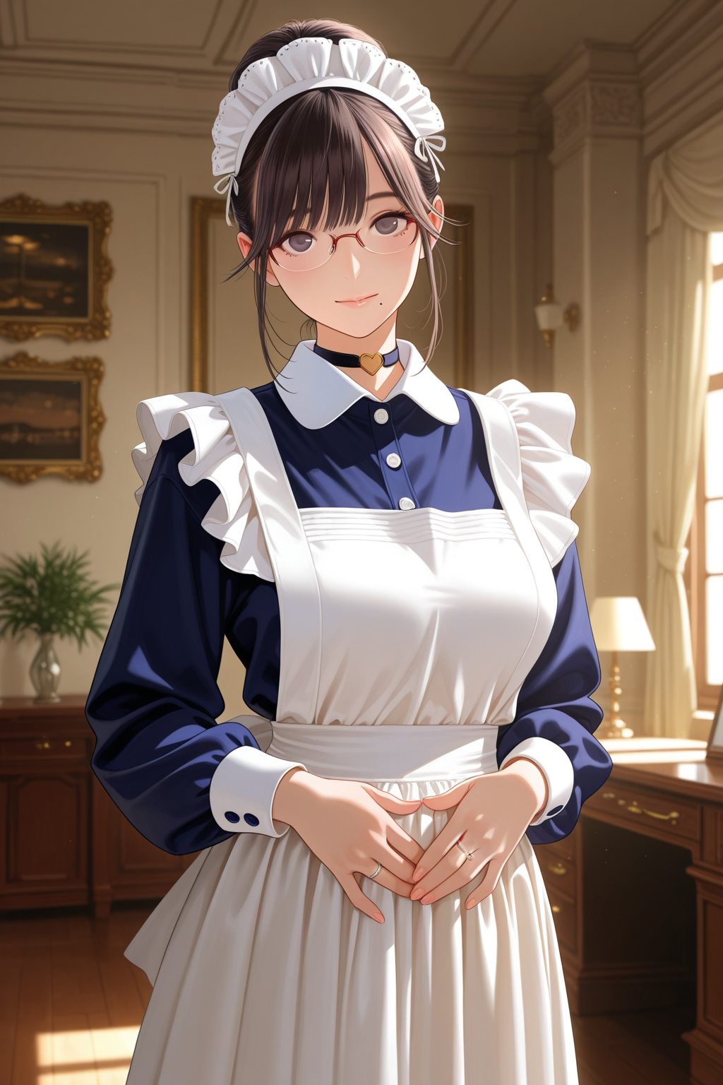 人妻メイドのお口ご奉仕　～跡継ぎ息子の場合～