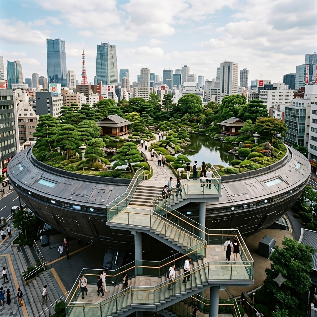 ＵＦＯ日本庭園