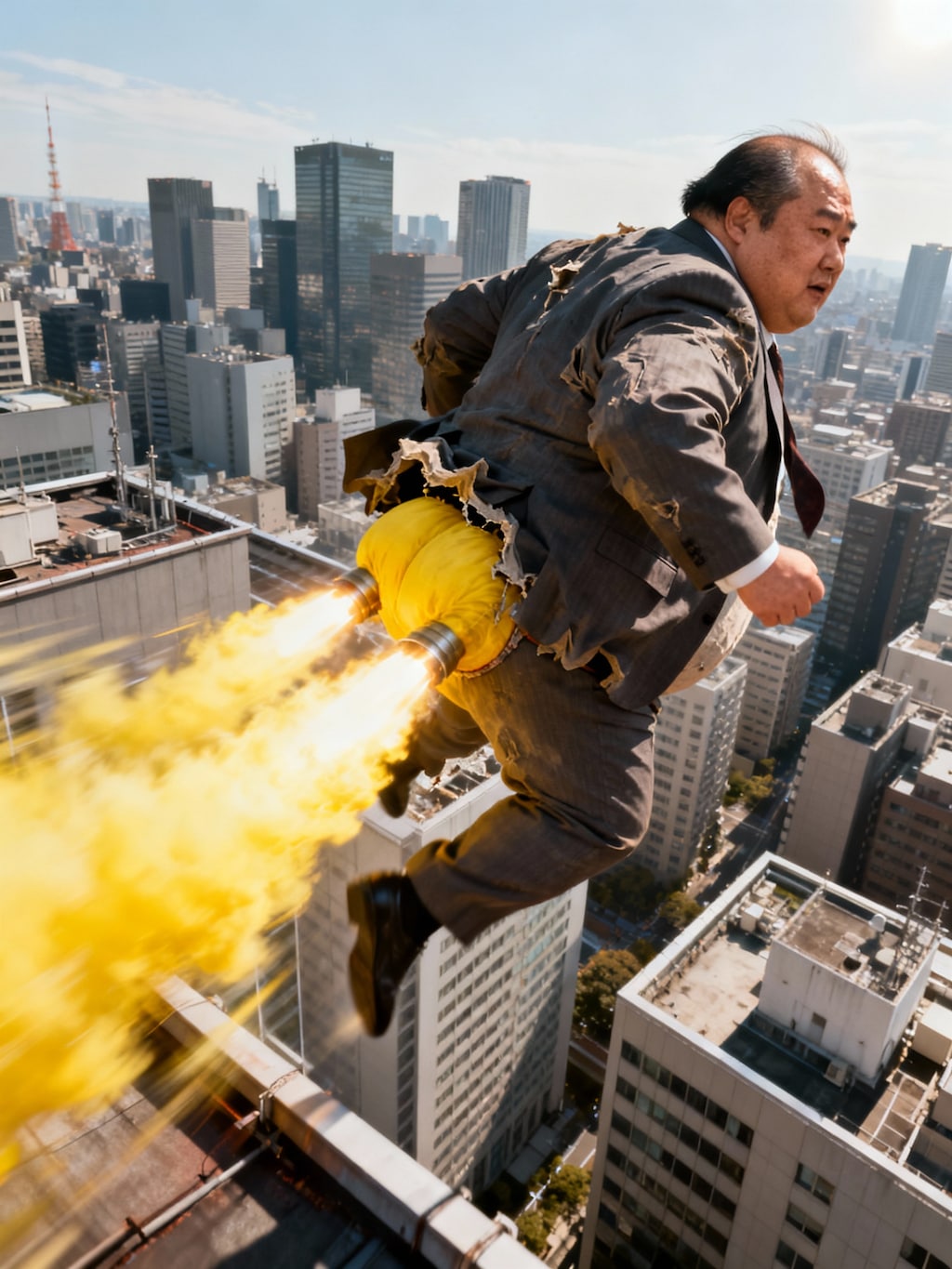 伝説のお尻ジェット係長！