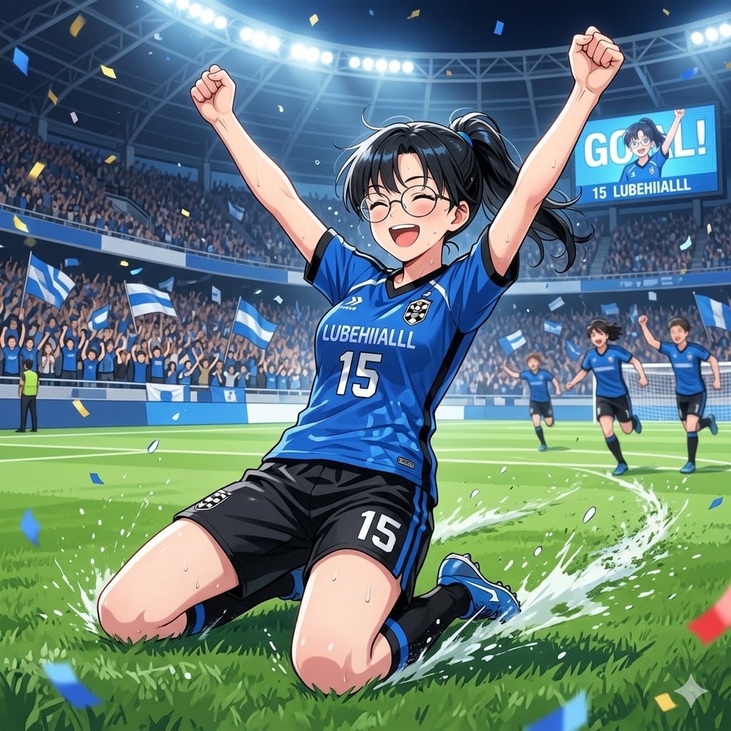 ゴールパフォーマンス楓ちゃん