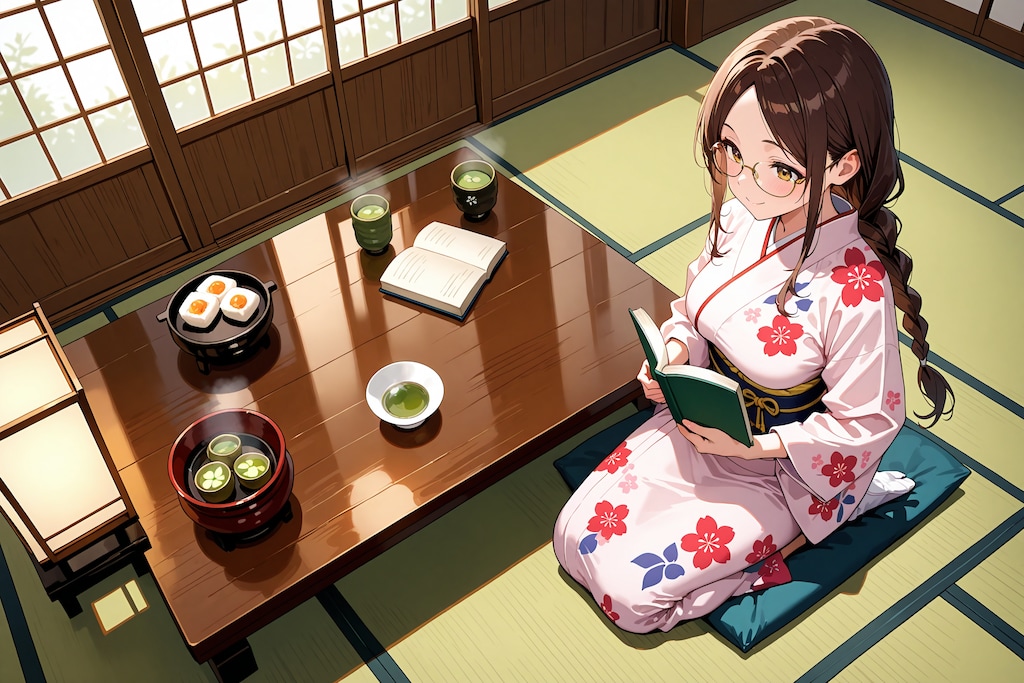 着物姿の栞原さん