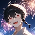 花火の日🎇にて 4枚目