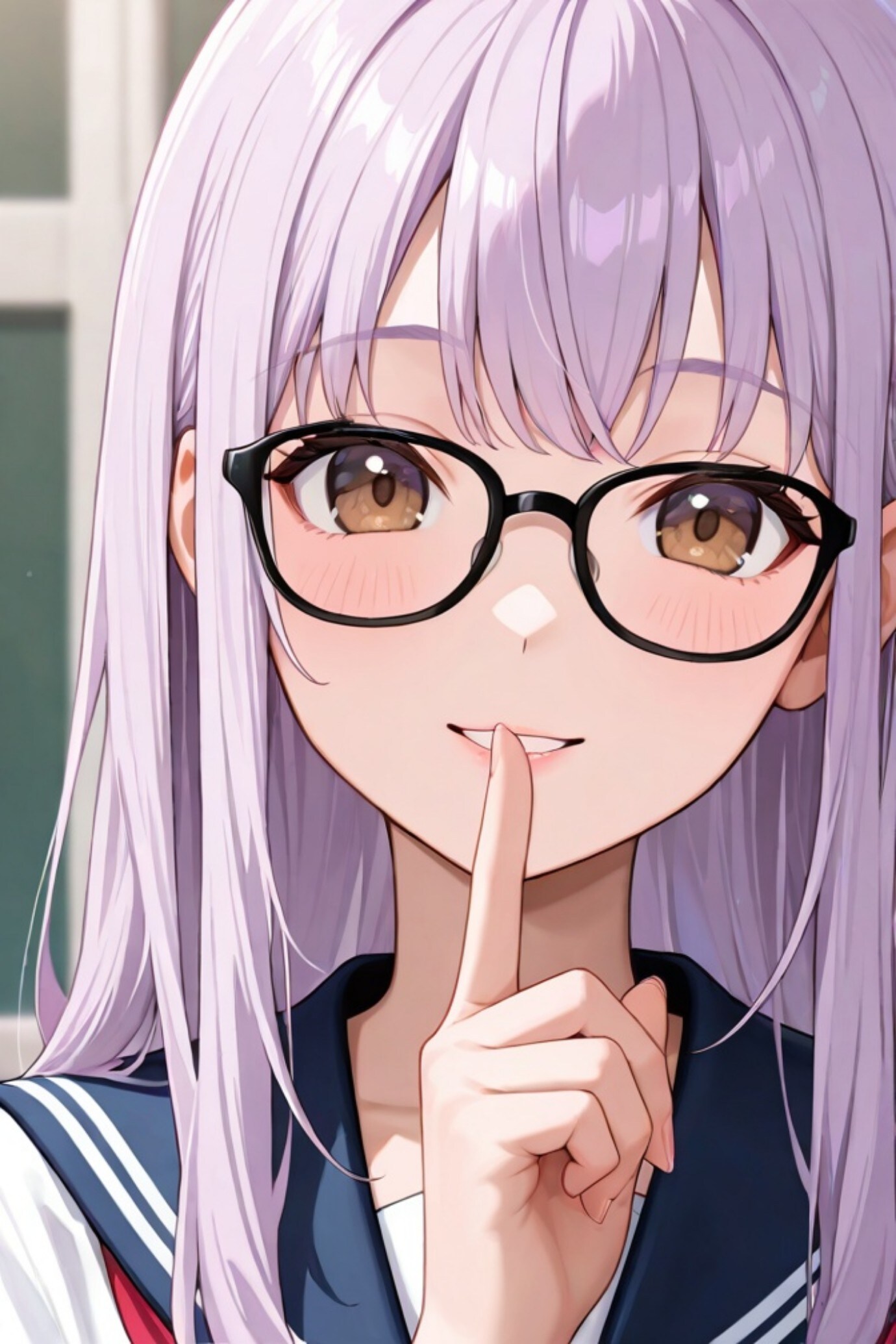 紫髪ちゃん