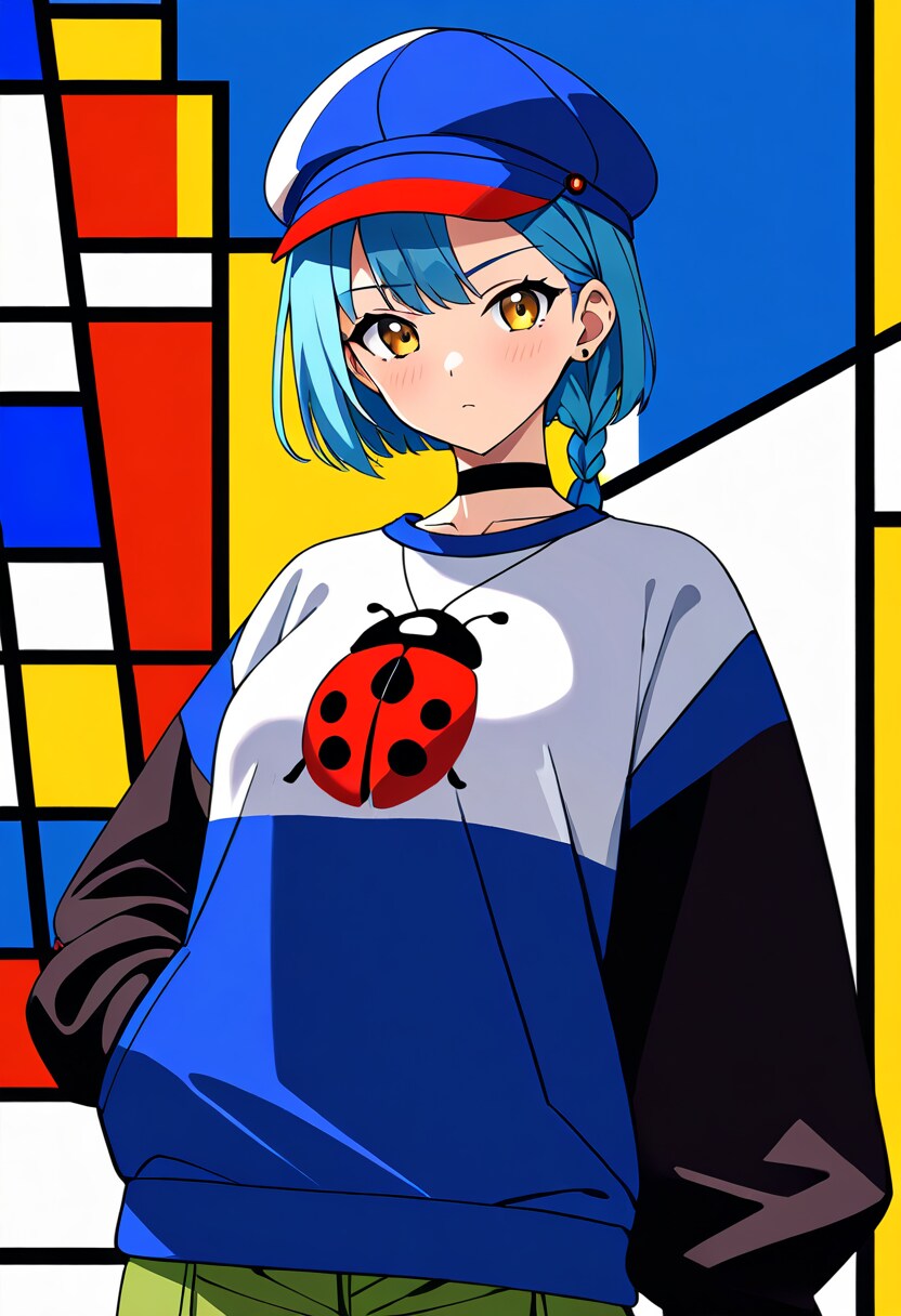 てんとう虫×モンドリアン | の人気AIイラスト・グラビア