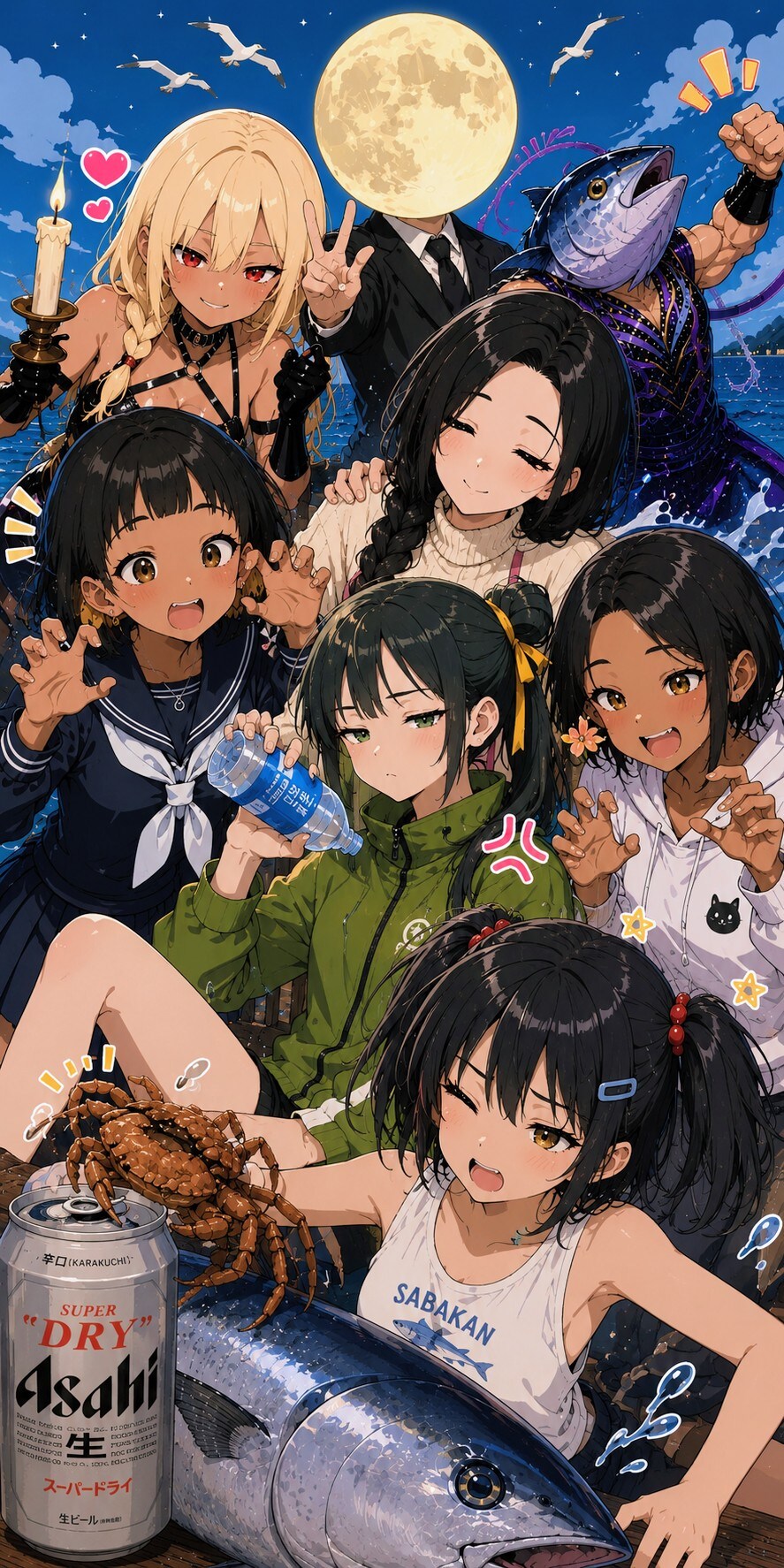 アグロ🐟️さまのアイコンお借りしました02🐟️🦀🍺🌕️🔥🐙(⩌⩊⩌)