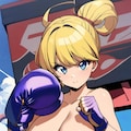 🥊と黄色髪ちゃん 2枚目