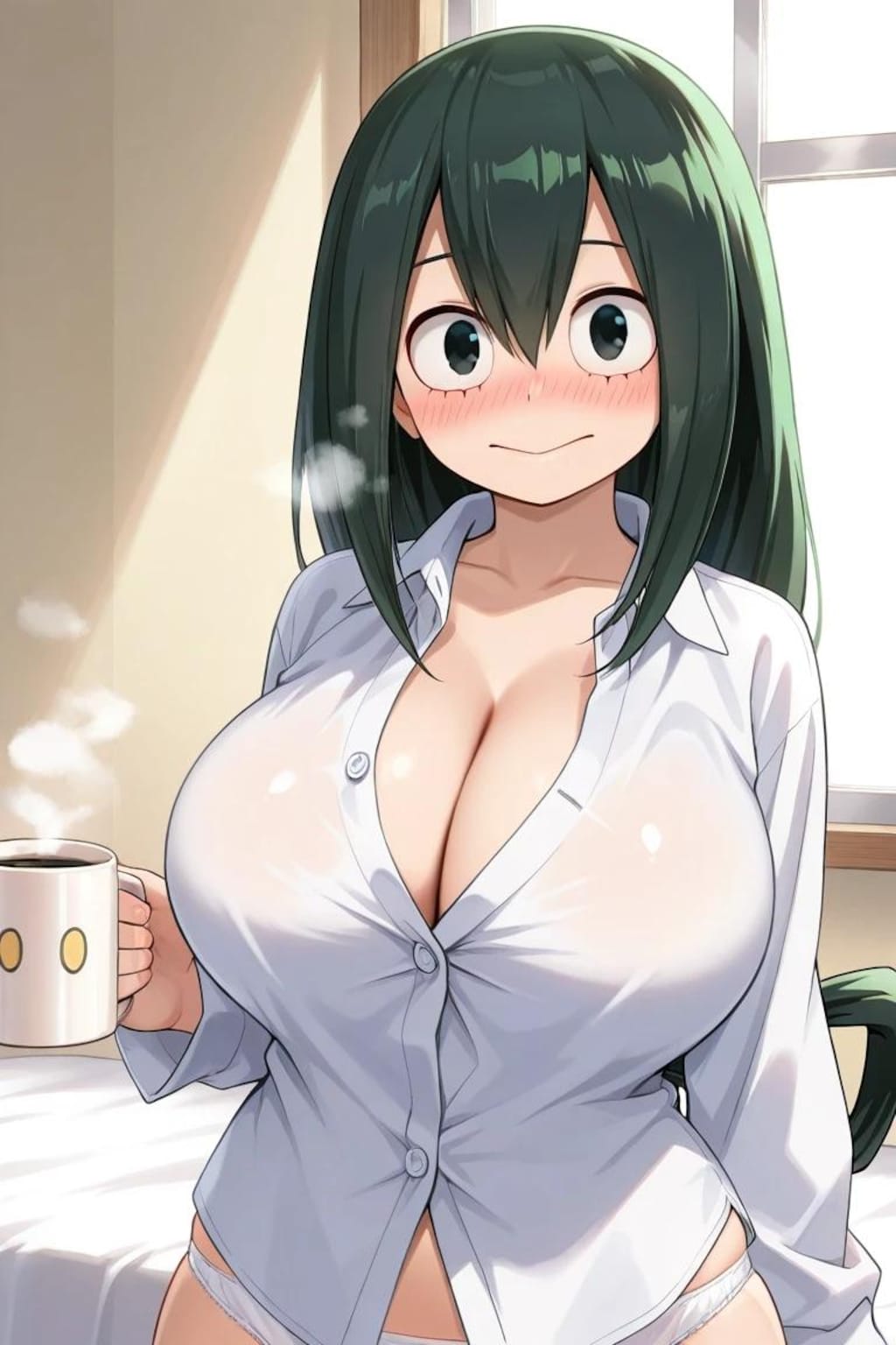 「ぼくのヒーローアカデミア」の女性陣と朝のコーヒーを飲む　A組編　リメイク