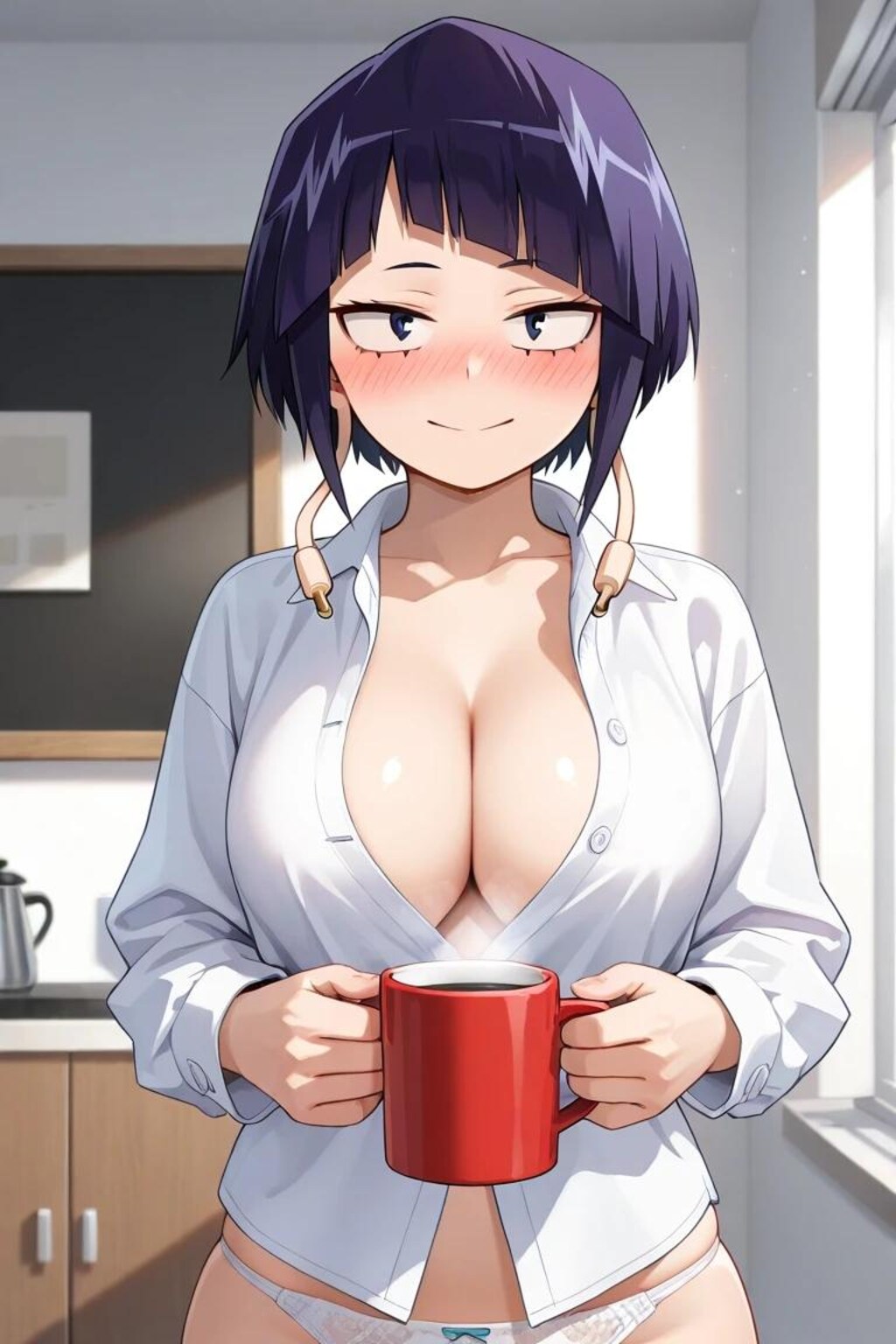 「ぼくのヒーローアカデミア」の女性陣と朝のコーヒーを飲む　A組編　リメイク