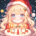 ろうそく吹き消しチャレンジ in クリスマス 4枚目