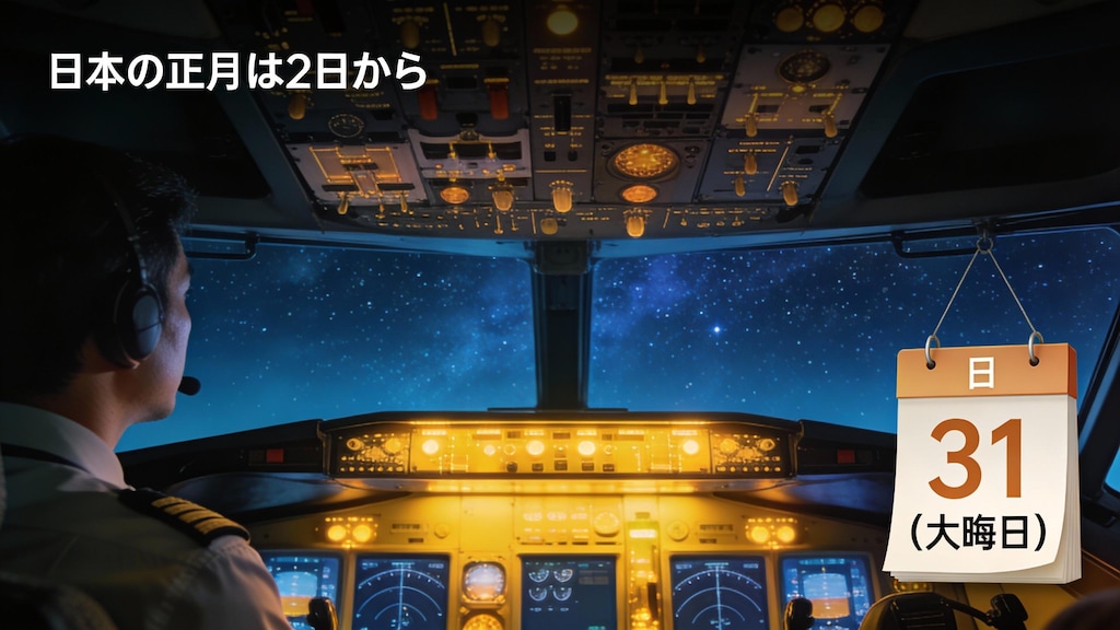 大晦日のコックピット