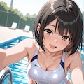 水着イラストの余り物 2枚目