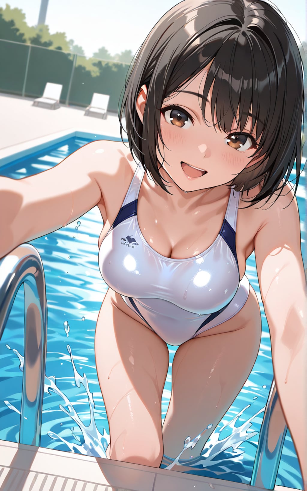 水着イラストの余り物