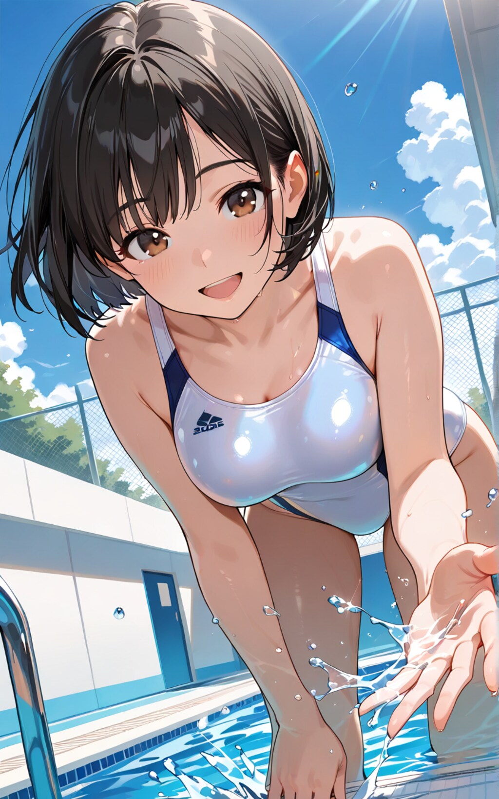 水着イラストの余り物
