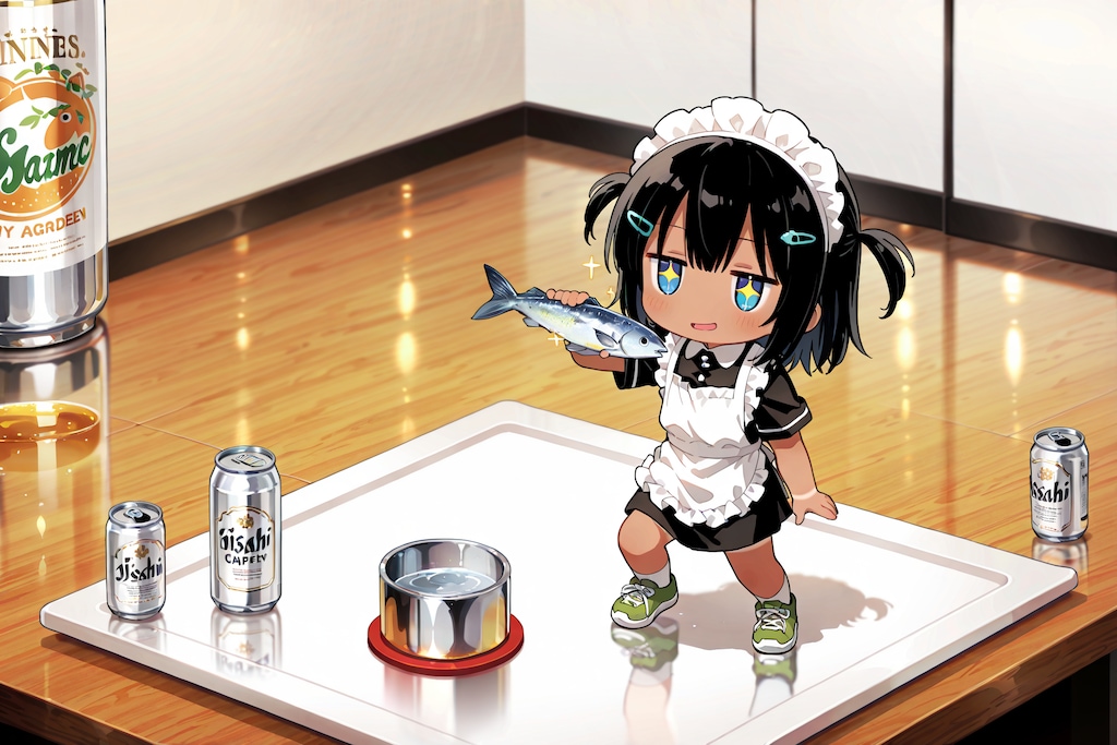 ドヤ顔のこなつちゃん（箱庭のこなつちゃん その22）