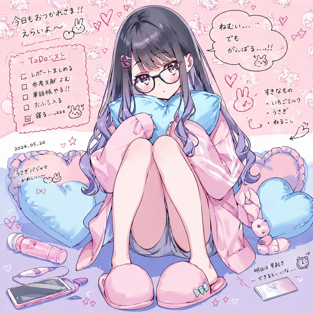 眼鏡のおんなの子♡