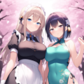 チャイナドレスｘメイド 7枚目