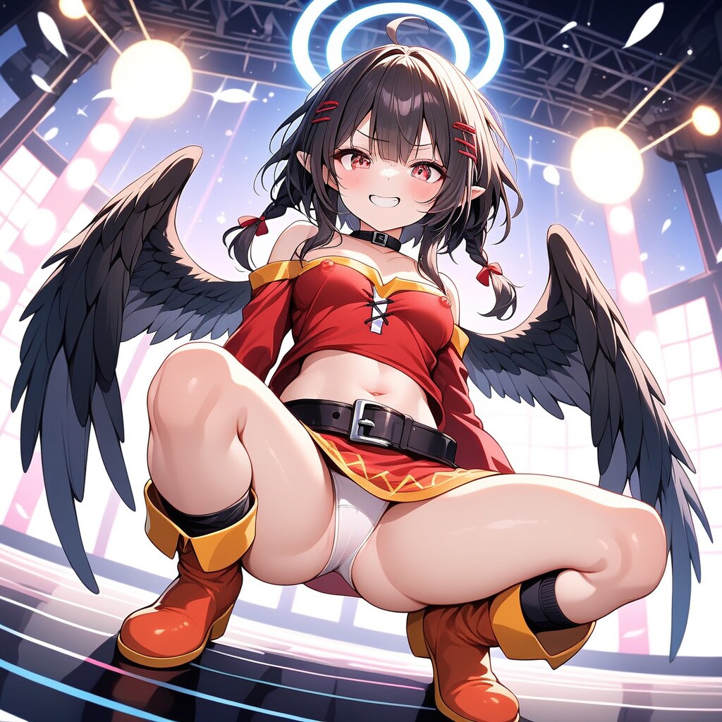 紅魔族コスプレ堕天使娘