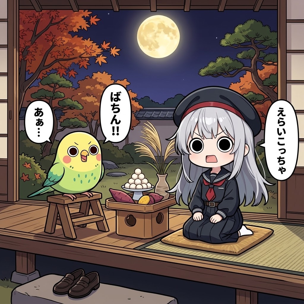 お月見えらいこっちゃ | の人気AIイラスト・グラビア
