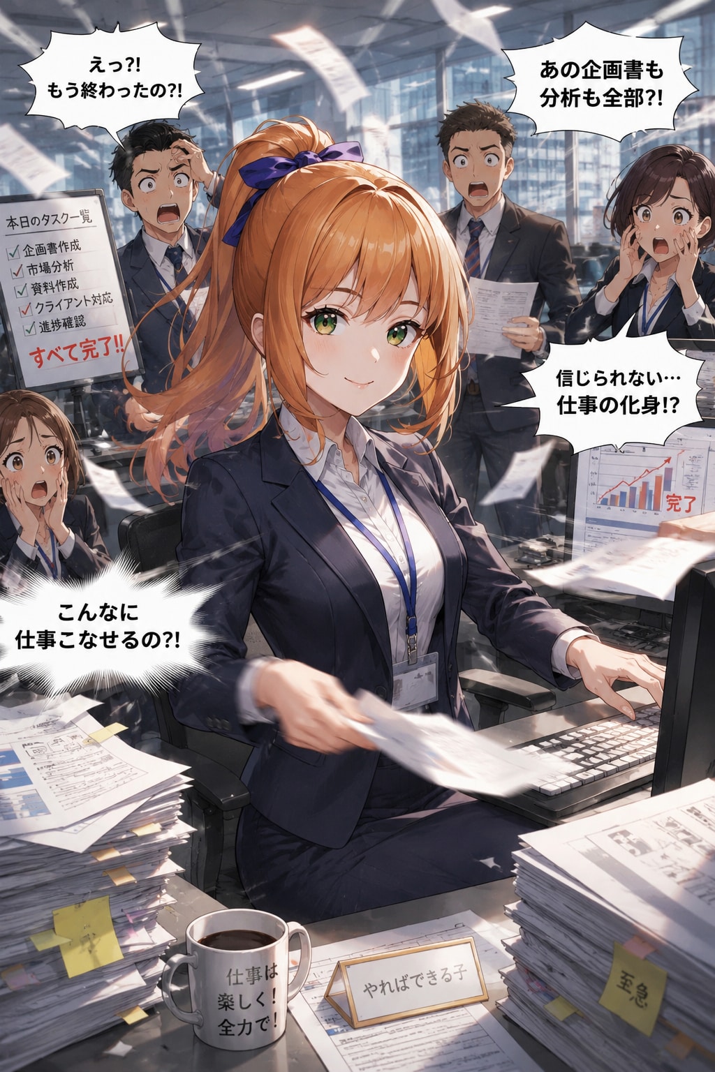 ポニテキャリアウーマンアキナ