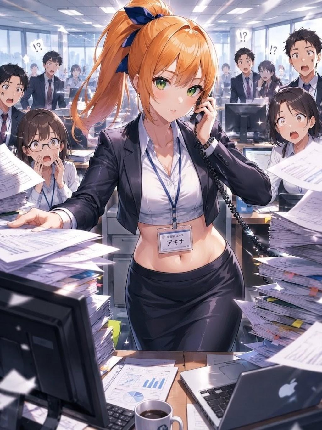 ポニテキャリアウーマンアキナ