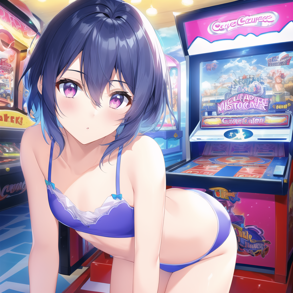 かおりちゃん　ゲームセンターへ