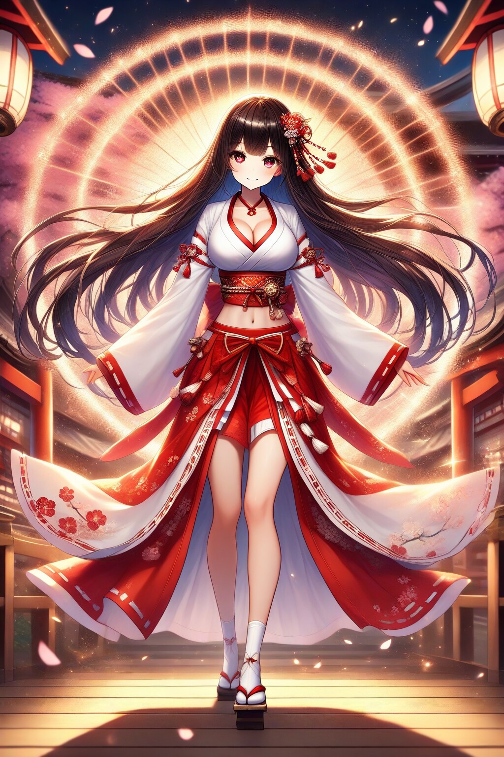 巫女服の女の子